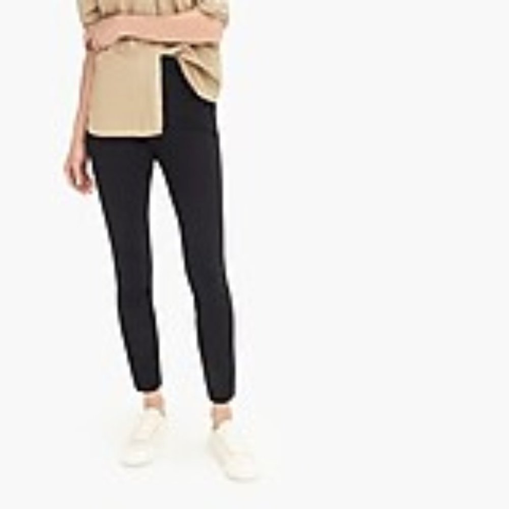 J. Crew Black Pixie Pants Size M - image 3